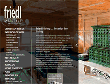 Tablet Screenshot of friedl-living.com